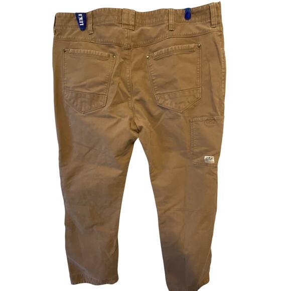 EddieBauer Pants Men 40x32 BrownCargo Outfitter Corduroy Canvas Hiking Outdoors - Picture 1 of 10